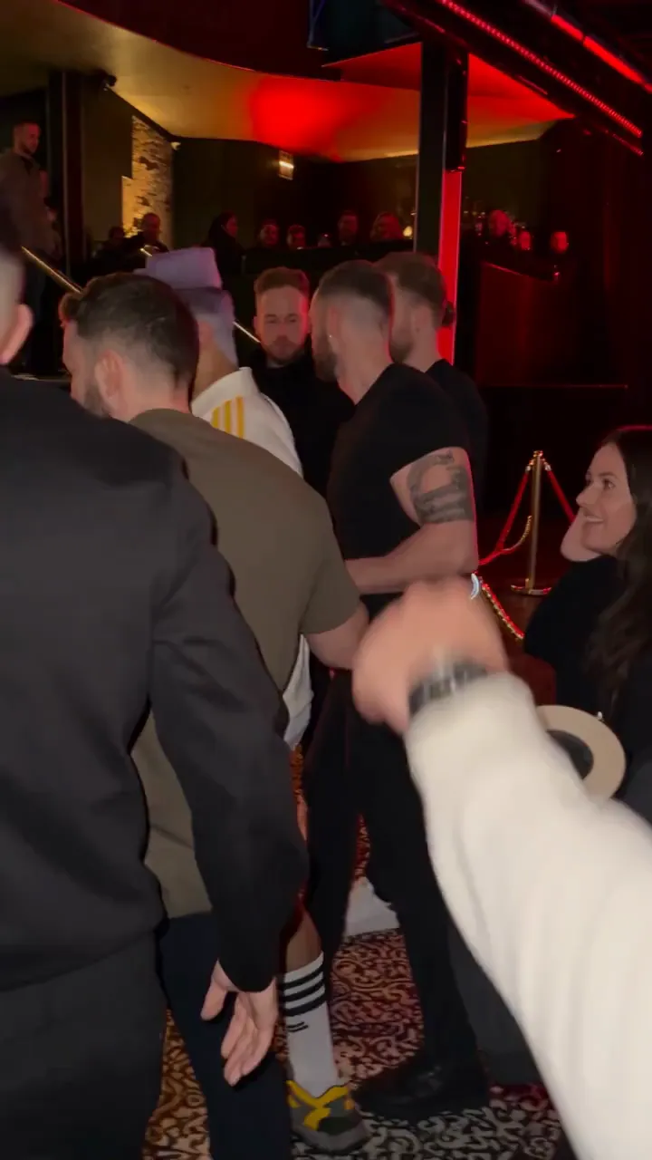 Lead in a white tracksuit during the street freestyle